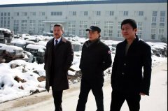 福寿园国际集团组团踏雪来访，浙江js3333线路检测中心赢盛赞