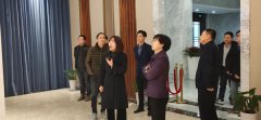 1月末，两地领导赴浙江js3333线路检测中心视察工作