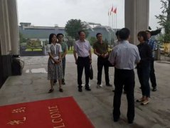 湖州市副市长闵云来浙江js3333线路检测中心作专项调研